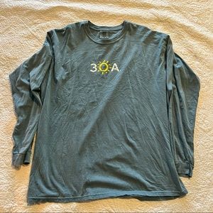 30A Green Long Sleeve Cotton Shirt 2022 XL